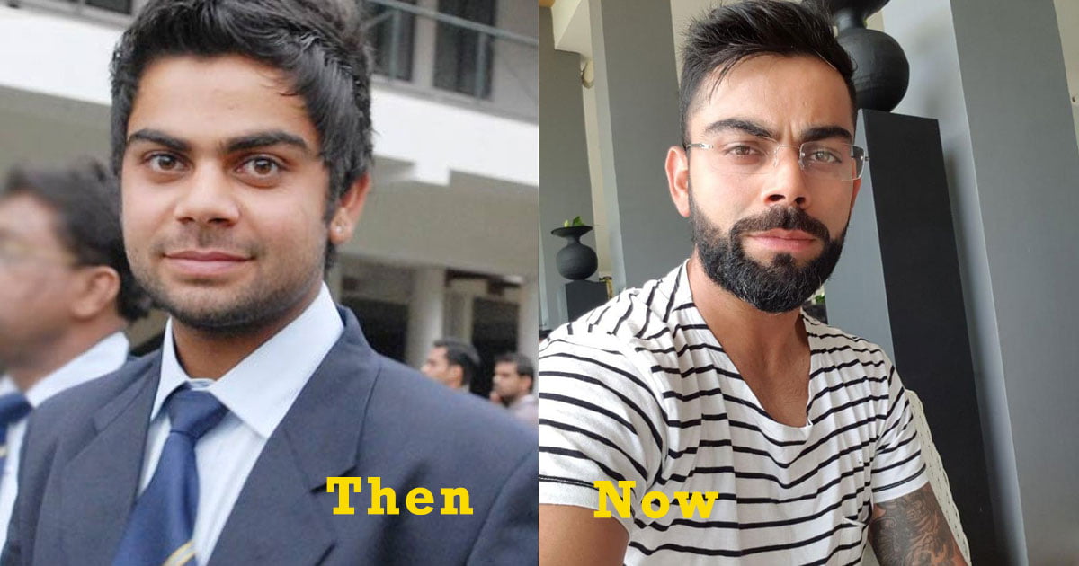 Virat Kohli Physique Before After