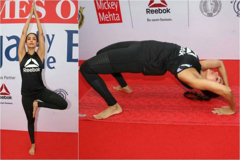 Malaika Arora Khan Doing Yoga