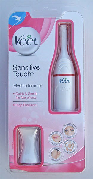 Packaging Of-Veet Sensitive Touch Electric Trimmer