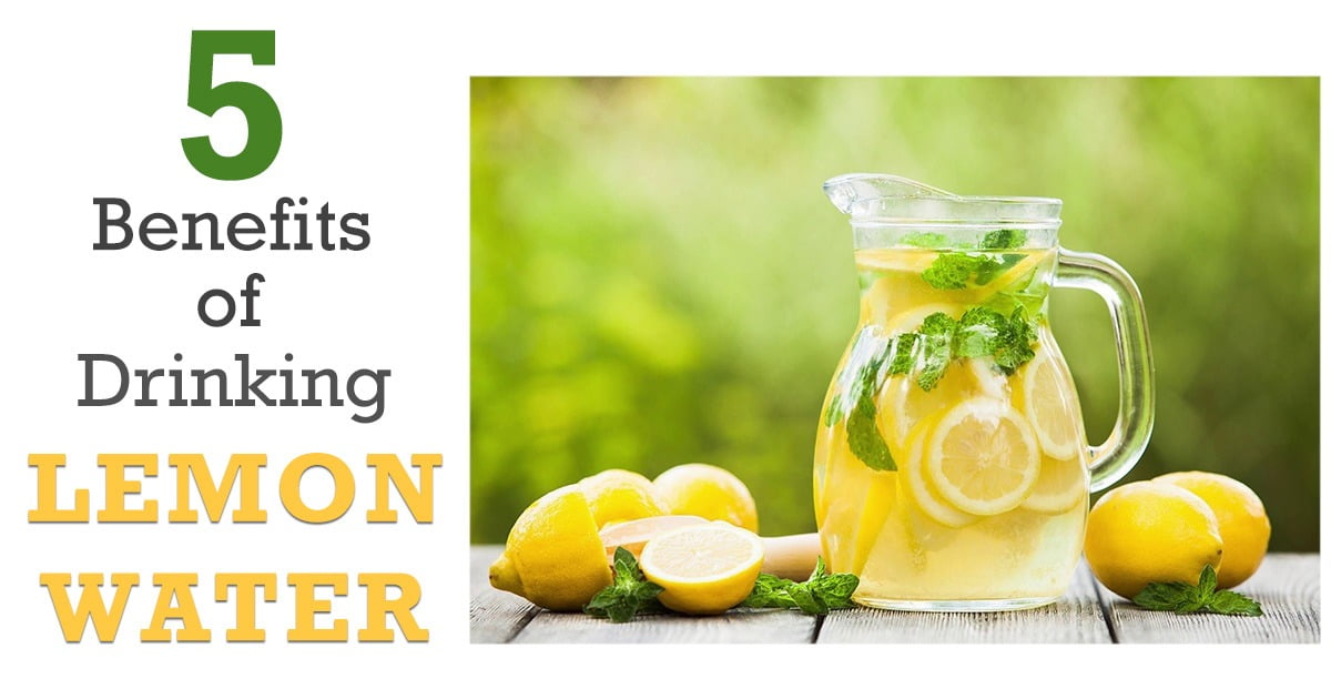 5 Benefits of Drinking Lemon Water