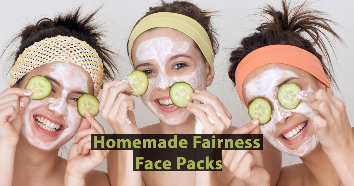 homemade Fairness Face Packs
