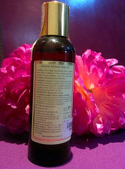 Kama Ayurveda Darbari Meditate Body Oil Product Description