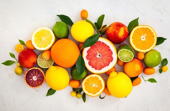 Anti ACNE Foods Citrus Fruits