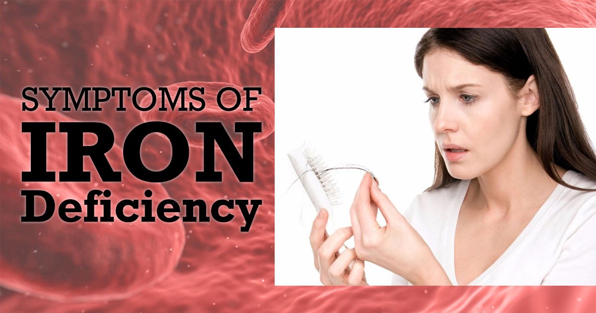 low iron deficiency
