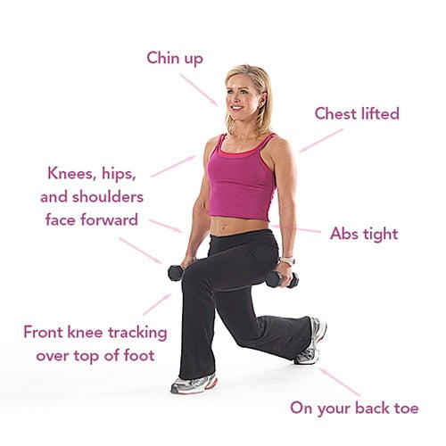 Fat Burning Exercises Lunges